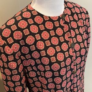 VTG Diane Gilman Silk Kimono Jacket~ Japanese Flair!~ Nice!